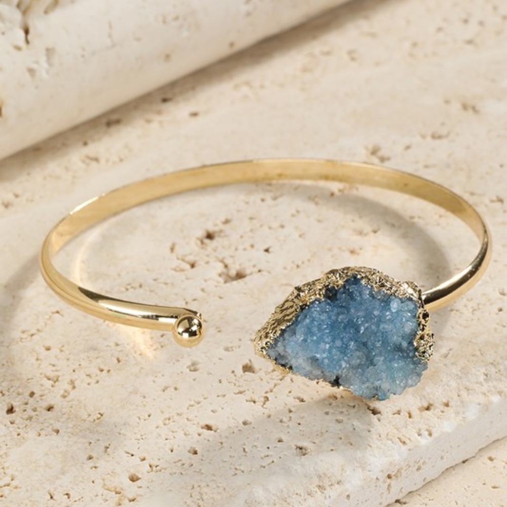 ELENA Druzy Bracelet - 5 colors - Picture 7 of 8